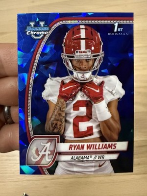 2024 Bowman University Chrome RYAN WILLIAMS 1st RC Blue Sapphire