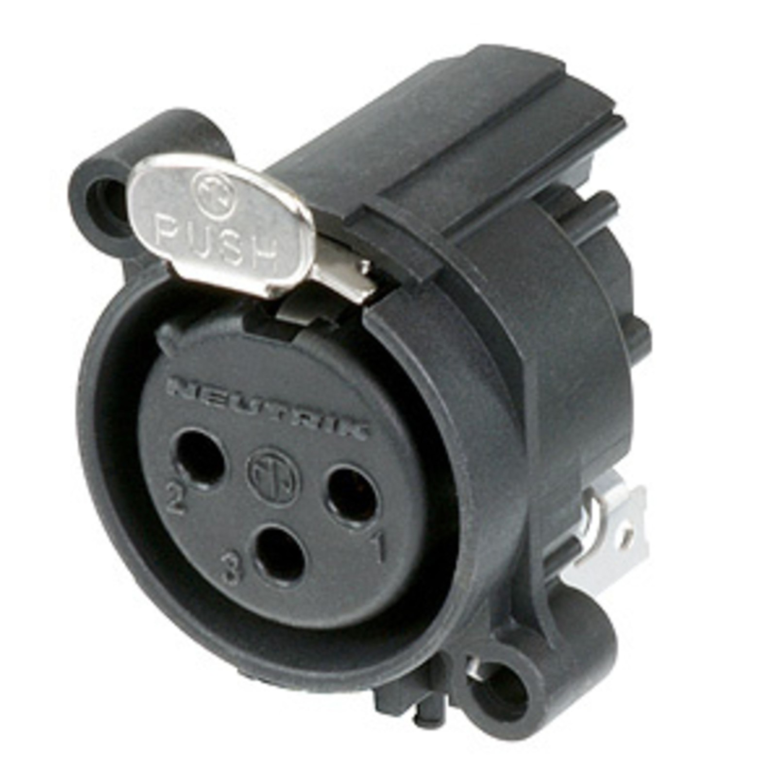 Корпус Neutrik NC3FAH1-трехполюсный горизонтальный - Einbaubuchse 1790₽