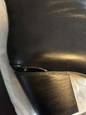 DAMENSCHUHE DESIGNER COWBOY-WESTERN-BOOTS ELEGANT SCHWARZ STIEFELETTEN