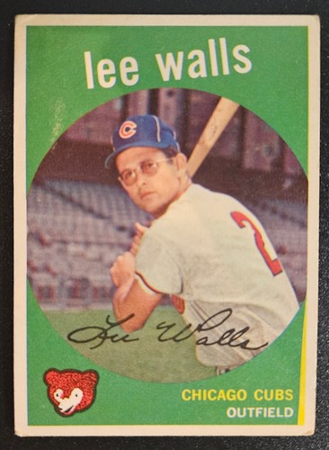 Lee Walls #105 1959 Topps card