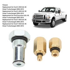 ICP Oil Fuel Rail Adapter IPR Valve Air Test Fitting Tool for 03-2010 Ford 6.0L