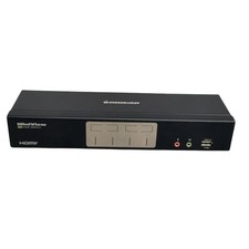 IOGEAR MiniView GCS1794 4-Port HD HDMI USB 2.0 KVMP Switch With Audio Black