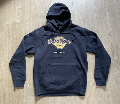 Hard Rock Cafe - Hoodie - Navy Blue - Hollywood - Los Angeles  - Gr. L / Neu