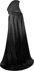Full Length Cape Hooded Satin Cloak Halloween Cosplay Costume for Party Cloak