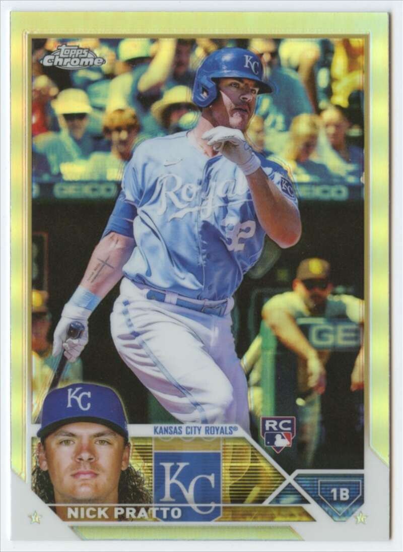 2023 TOPPS CHROME REFRACTOR SILVER BASEBALL CARD SINGLES ROOKIE RC YOU PICK