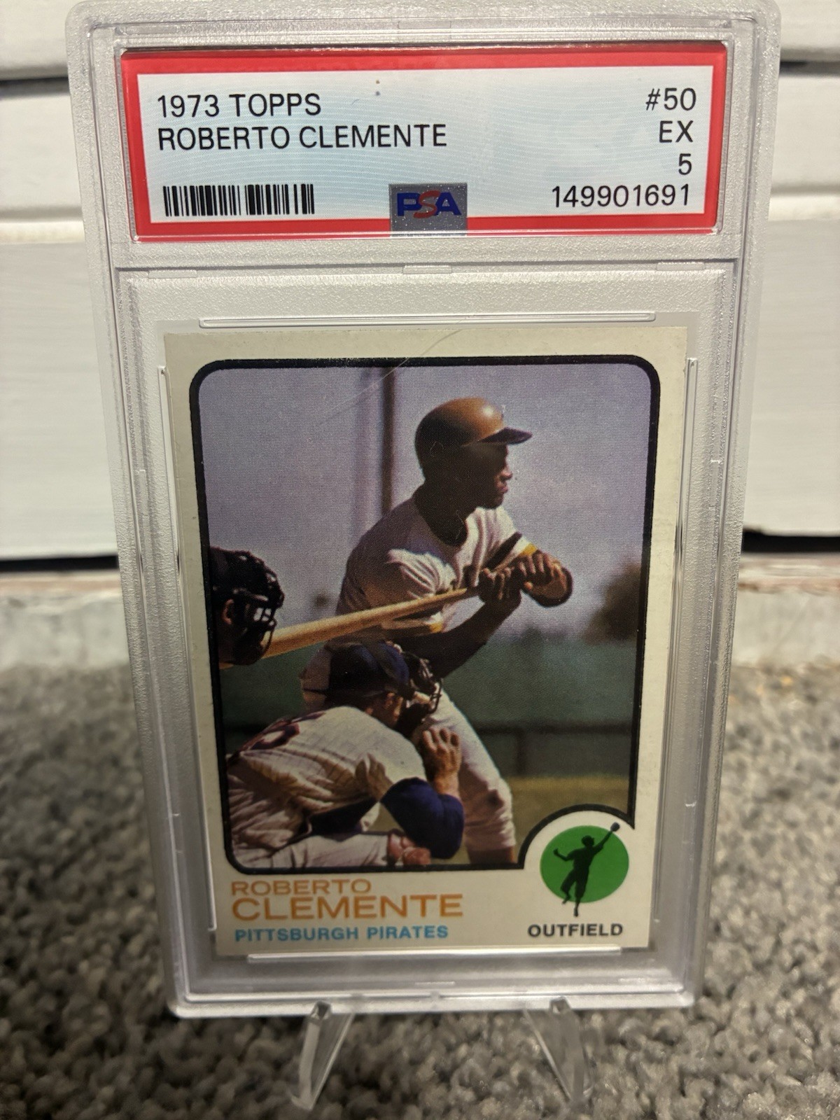 1973 Topps - Roberto Clemente #50 PSA 5 EX-Recently Graded!