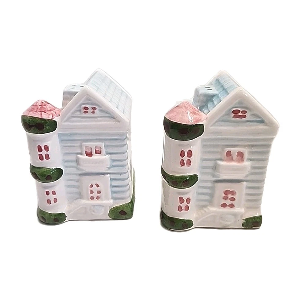 Spice Of Life Collection Victorian House Salt & Pepper Shaker Set Ron Gordon Des