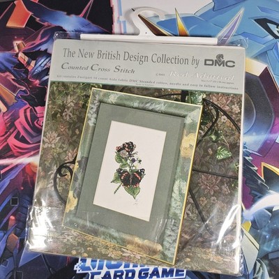 DMC New British Design Collection K612 Red Admiral Butterfly Cross Stitch Kit