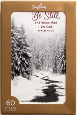 Black and White Christmas Classics - 60 Bulk Christmas Boxed Cards and Envelopes