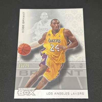 🔥Kobe Bryant Serial #13/75 SP 2008 Topps Luxury Box Card #2 Los Angeles Lakers