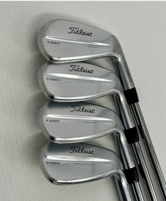 Titleist 2025 T250 7-PW Iron Set - TT AMT Black Stiff - Stock Grip