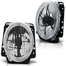 Scheinwerfer Angel Eyes passend für VW Golf 2 Bj. 83-92 Chrom mit Fadenkreuz