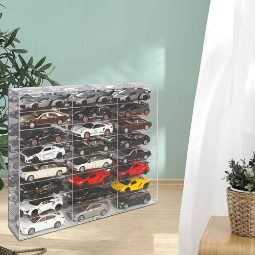 High-Quality Acrylic Display Case for 1:24 Scale Diecast Cars - Easy Wall Mount - Picture 6 of 11