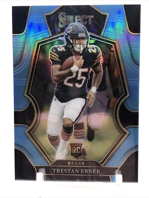 2022 Panini Select Premier Level Light Blue Prizm #119 Trestan Ebner /99 Rookie