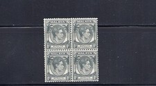 Malaya Straits Settlements Kgvi 1937-41 (Sg 283 Die 1) Neuf Mnh Blk/4
