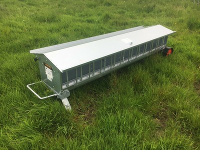 2 4m Gibney Lamb Creep Feeder On Wheels With Handle Galvanised
