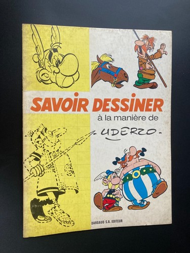 Rare album à colorier Savoir dessiner à la manière de Uderzo Astérix 1970 TBE - 第 1/12 張圖片