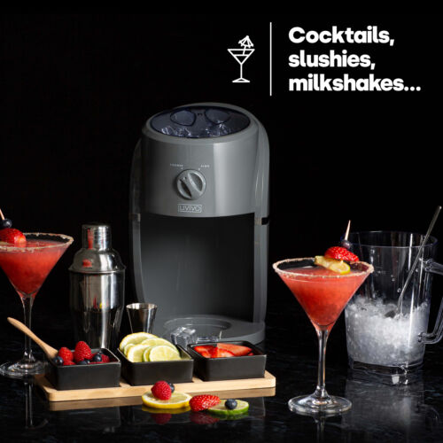 Electric Ice Crusher Snow Cone Maker Stainless Steel Shaved Ice Machine Home New - Picture 3 of 12