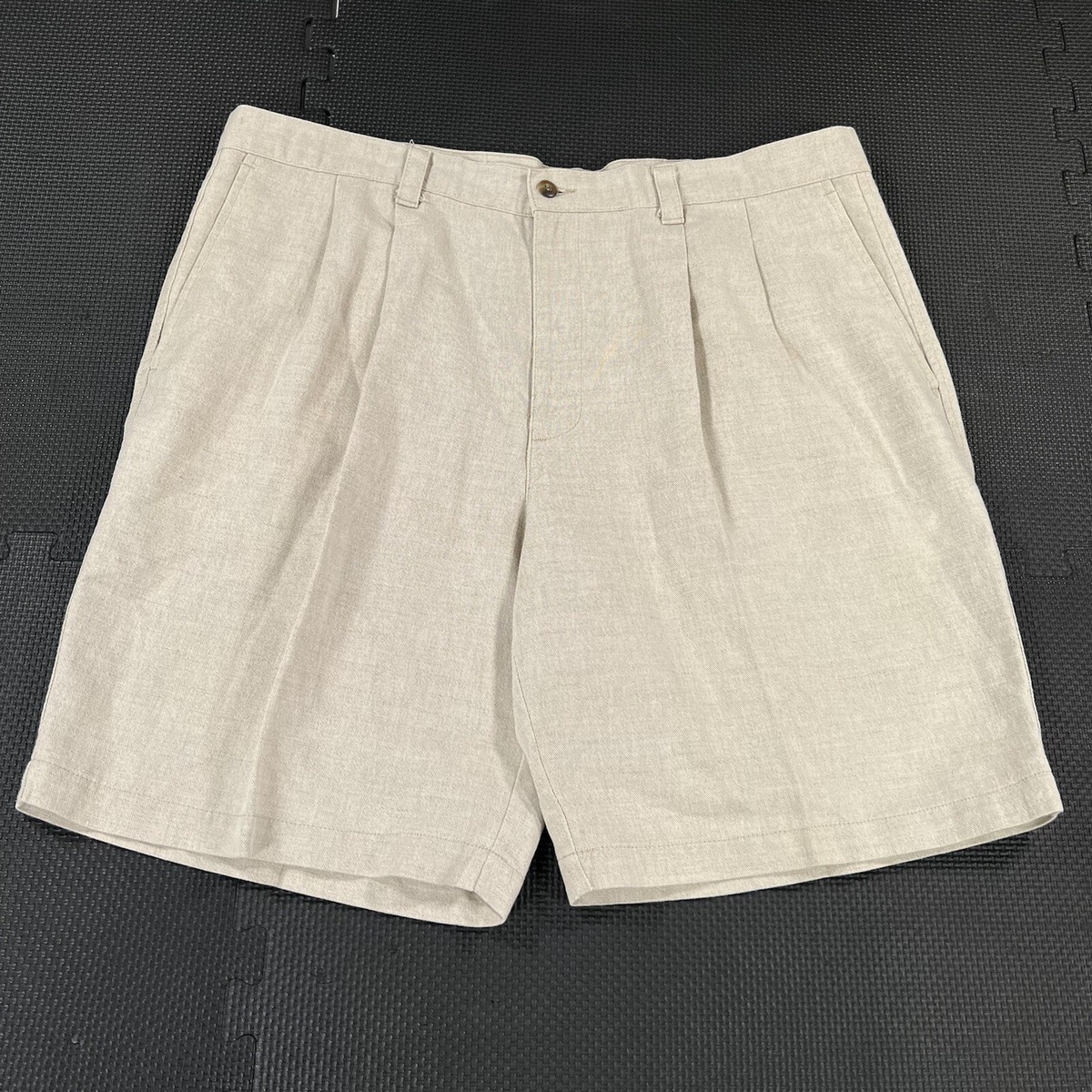 パンツ 90s Dockers cotton linen short pants 90s USA製 DOCKERSドッカーズ ツータック コットン シャンブレー