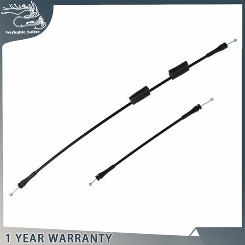 2Pcs Rear Right Side Door Latch Cables 924-351 For Ford E150 E250 E350 E450 E550 - Picture 2 of 10