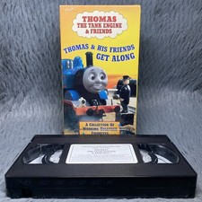 Thomas The Tank Engine & Friends Thomas & His Friends Get Along VHS 1998 Train