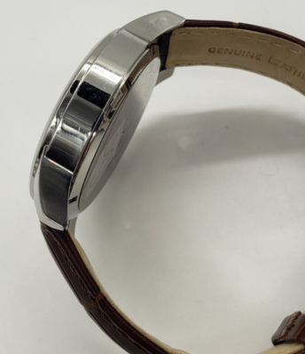 Guess Collection Classica Chronograph Brown Leather Strap Men's