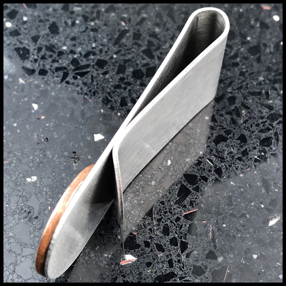 Nueva billetera con clip para dinero con tarjeta de crédito antigua moneda de centavo cabeza india 🇺🇸 1 centavo F48 Foto 4 de 4