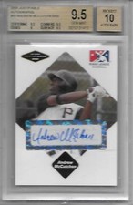 ANDREW MCCUTCHEN 2005 JUSTIFIABLE AUTOGRAPHS #59 Rc BGS 9.5 GEM MINT Auto /50 RC