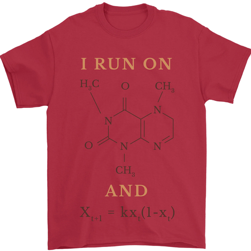 Camiseta divertida para hombre Coffee I Run On Caffeine and Chaos 100 % algodón - Imagen 89 de 103