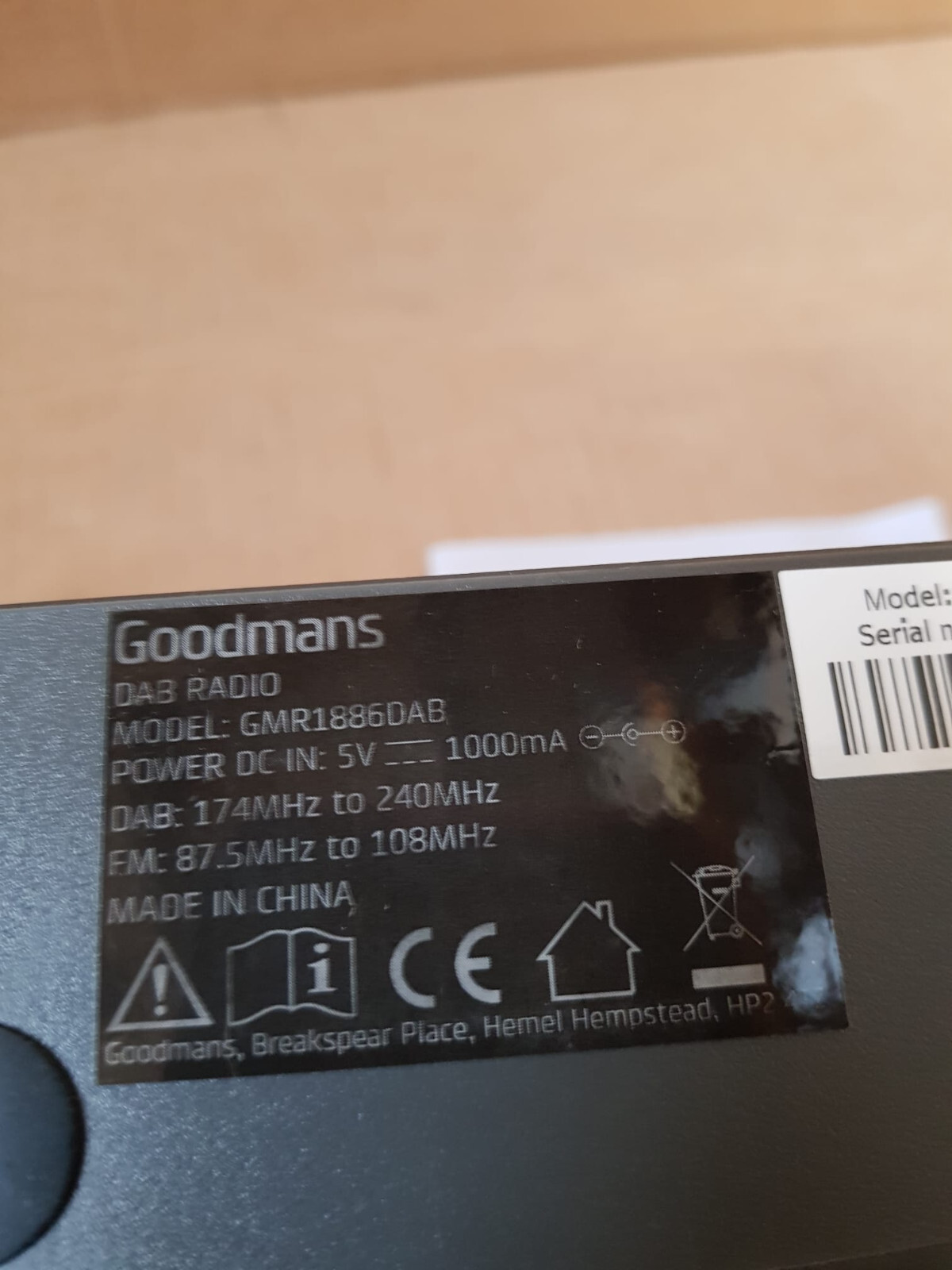 Goodmans GMR1886DAB Radio for sale online eBay