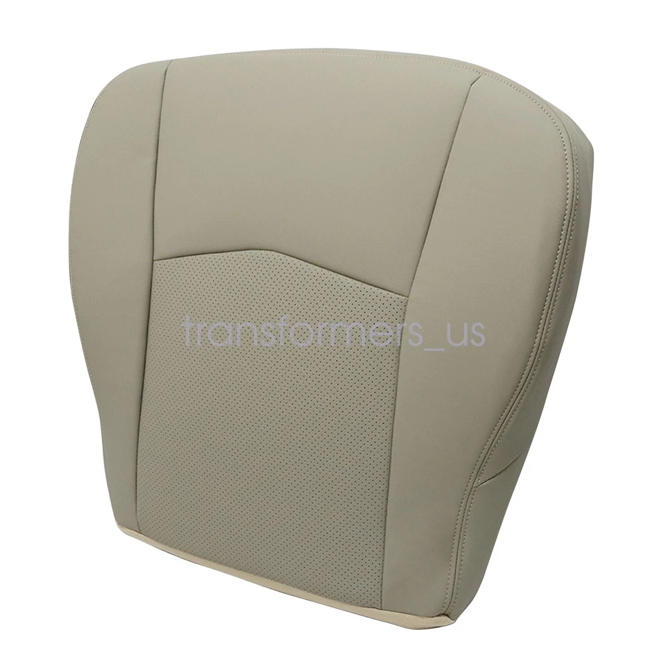 Cubierta de asiento de cuero marrón oscuro inferior para conductor y pasajero Cadillac SRX 2004-2009 Foto 4 de 4