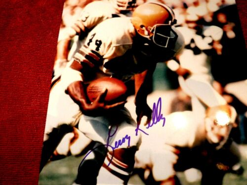 LEROY KELLY Signed Browns 8x10 Photo -Guaranteed Authentic - Afbeelding 1 van 2