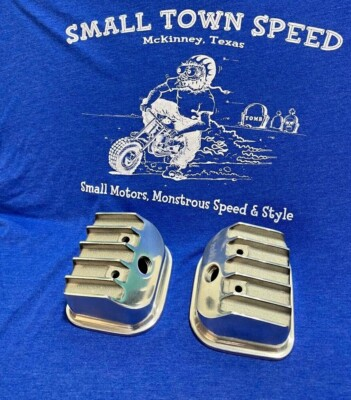 #ad #ad Finned POLISHED Valve Covers BRIGGS Vanguard V Twin. PAIR 16hp 18hp 23hp v twin $249.00