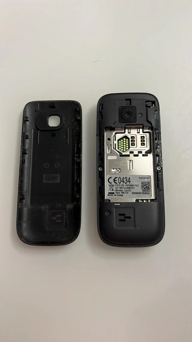 Nokia C2 Classic - Schwarz C2-01 RM-721 Ungeprüft Teilespender