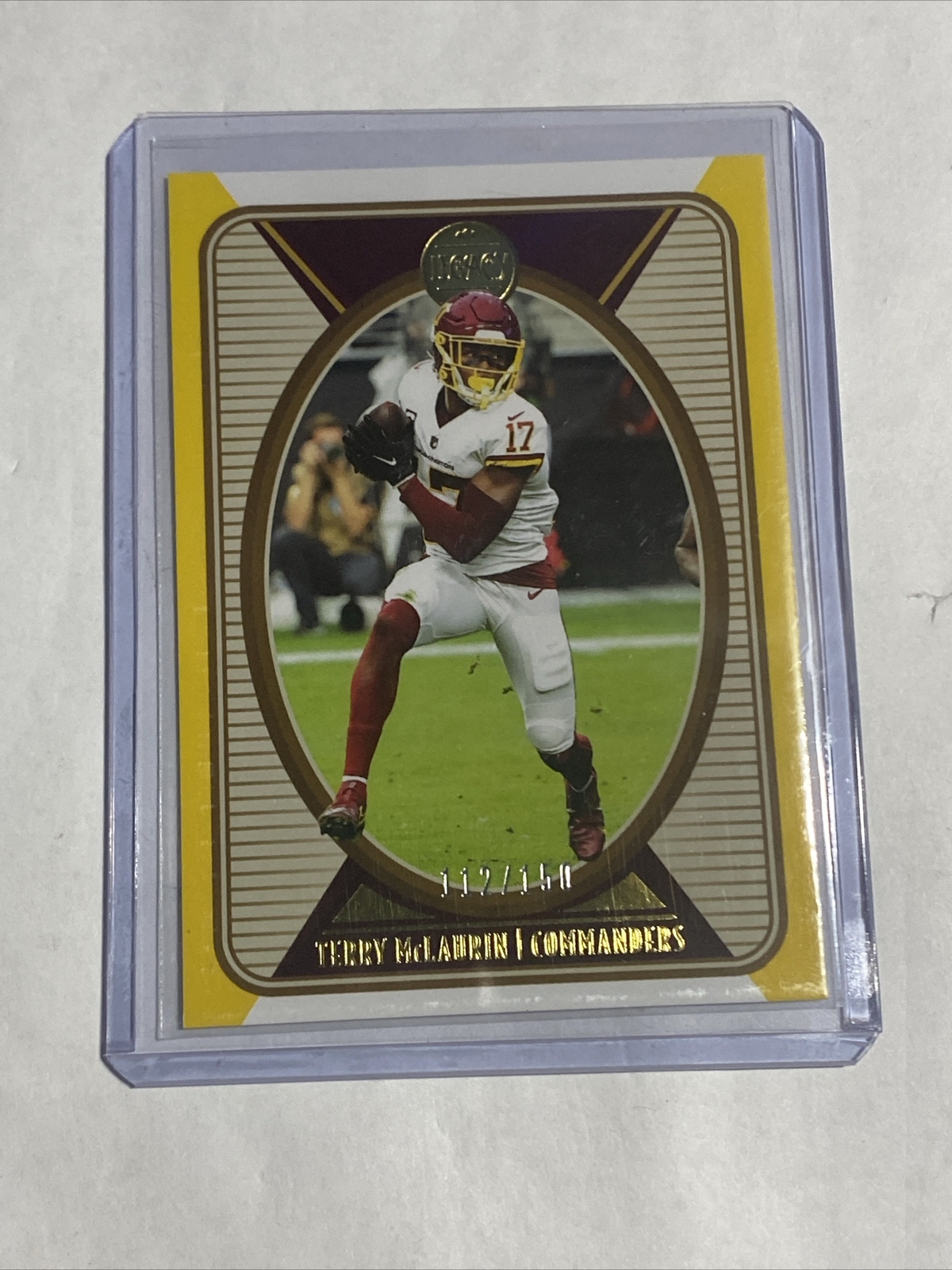2022 Panini Legacy Yellow # /150 Terry McLaurin #98 Commanders 