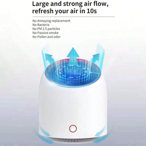 Air Purifiers For Bedroom Home True HEPA Filter Air Car With USB Cable-Limited - Picture 9 of 11