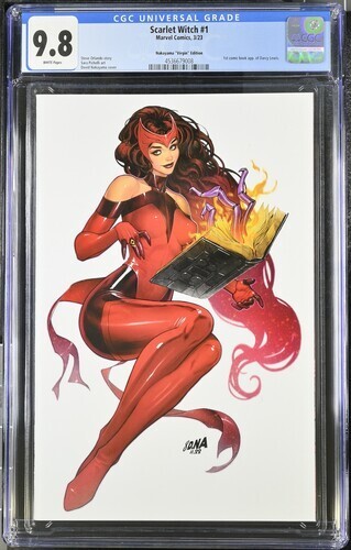 Scarlet Witch #1 Rare Nakayama virgin variant CGC 9.8 NM/M Gorgeous Gem Wow