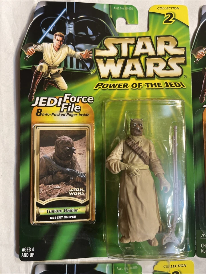 Lote (12) Figuras de Acción Star Wars Colección Power Of The Jedi 1 y 2 Hasbro 2000 Foto 4 de 4