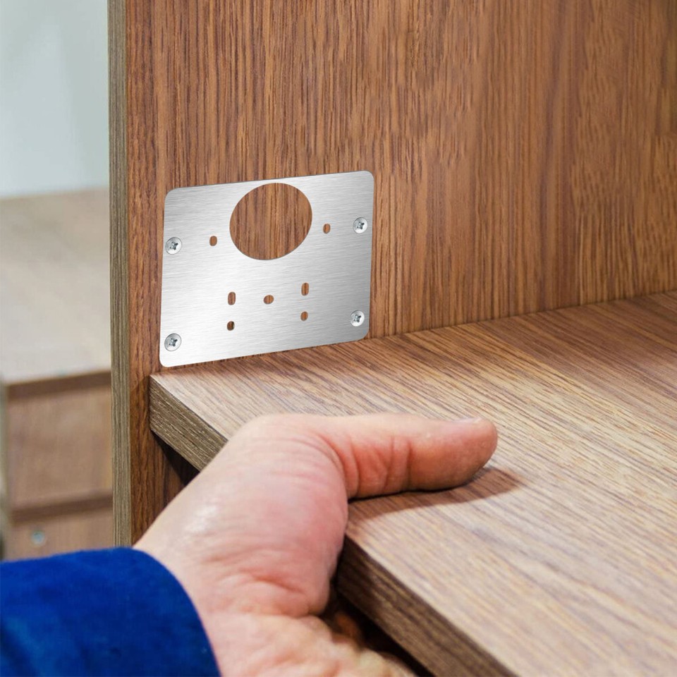 2 Sets Furniture Hinges for Kitchen Offset Pivot Household