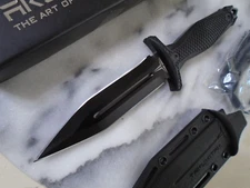 Takumitak Protector Dagger Knife Dual Edge Full Tang 3Cr13 TKF303 2 Handles 9"