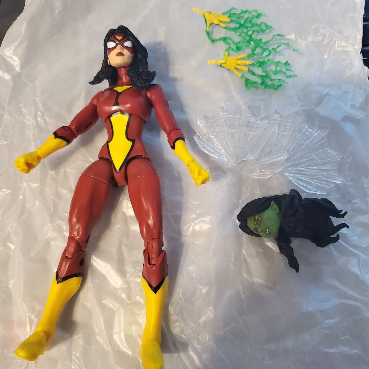 Marvel Legends Skrull Queen Jessica Drew Spider-Woman Figure Loose