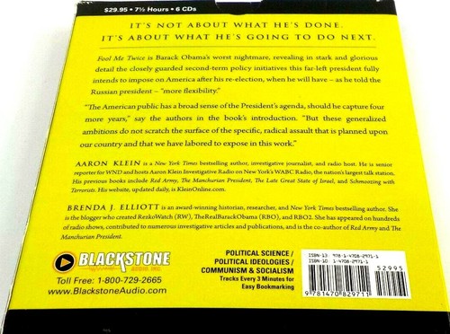 Fool Me Twice Obama's Shocking Plans for the Next Four Years Exposed Audiobook - Picture 8 of 12