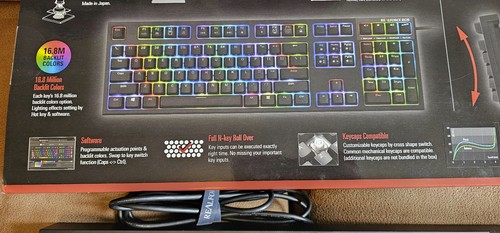 Topre RealForce RGB mechanical keyboard (ANSI lay-out, USB) - Afbeelding 5 van 9