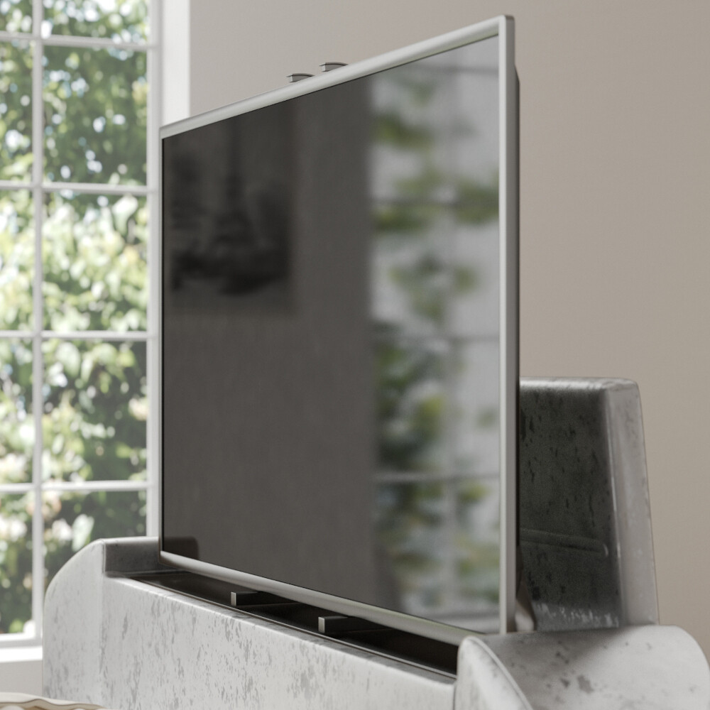 Crushed Velvet Upholstered Ottoman/Storage TV Bed Double/ King