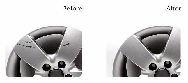 ALLOY WHEEL RIM REPAIR KIT CURB DAMAGE SCUFFS AND SCRAPES ONE KIT UK ...