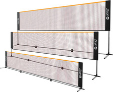 Adjustable Portable Tennis Net Set with Carry Bag for Indoor  Outdoor Fun