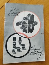 BOLEX PRODUCT CATALOG, 1952