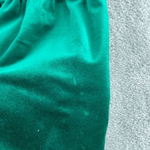 Vintage Green Velvet Girls Dress W/Lace Collar K.I.I. Size 10 1004 - Picture 5 of 9