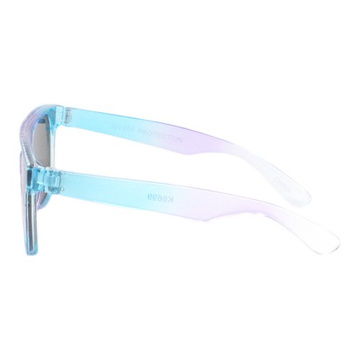 Kids Sunglasses Boys & Girls Colorful Frame Monoblock Mirrored Lens UV400 - Picture 12 of 20