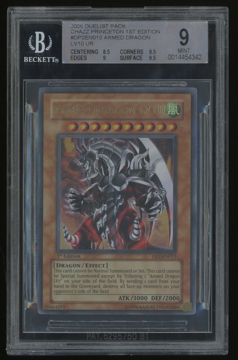 YU-Gi-Oh! 1st Edition Armed Dragon LV10 DP2-EN013 Ultra Rare YU-Gi-Oh! 1st Edition Armed Dragon LV10 DP2-EN013 Ultra Rare